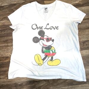 - Old Navy Disney Mickey Mouse V Neck Tee shirt.. Women's XXL. V Neck.